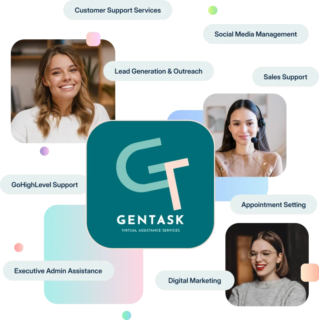 Gentask virtual assistants offering expert services